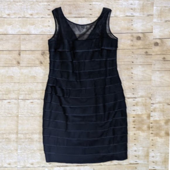 Evan Picone Dresses & Skirts - Evan Picone Black Tiered Dess